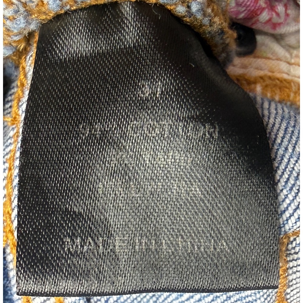 Johnny Was The Boyfriend Mid Rise Relaxed Fit Women's Embroidered Jeans Size 31 - Picture 7 of 16